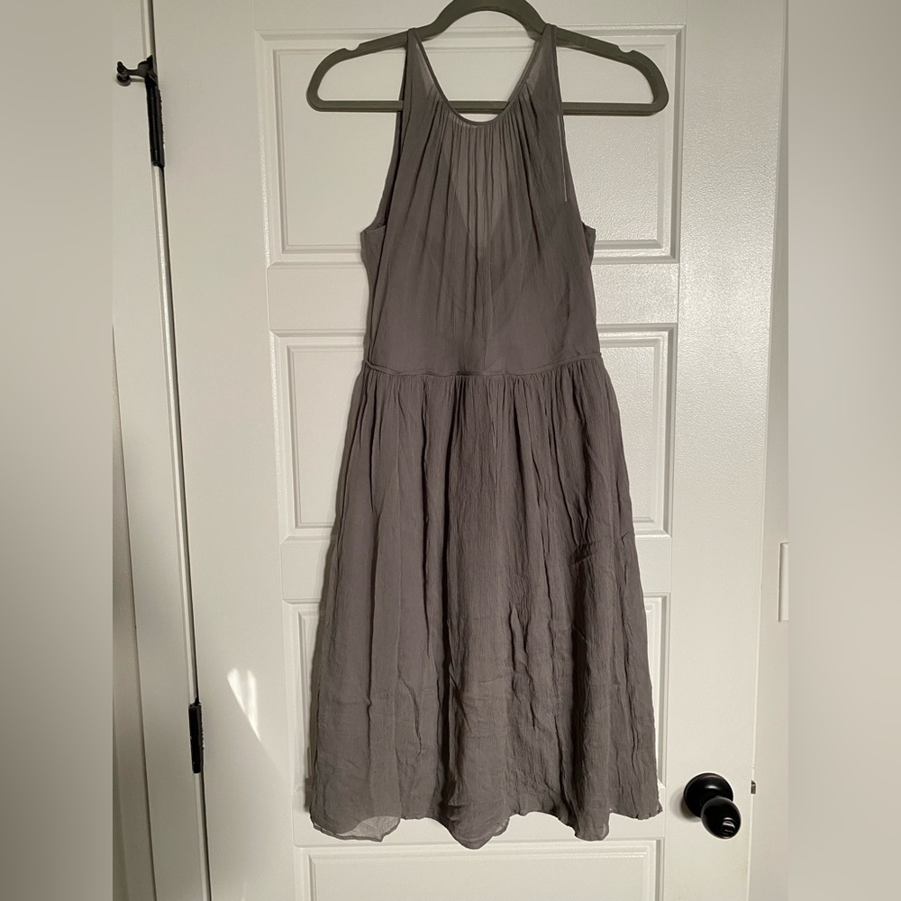 J Crew 2 Silk Grey Knee-length Clara Dress